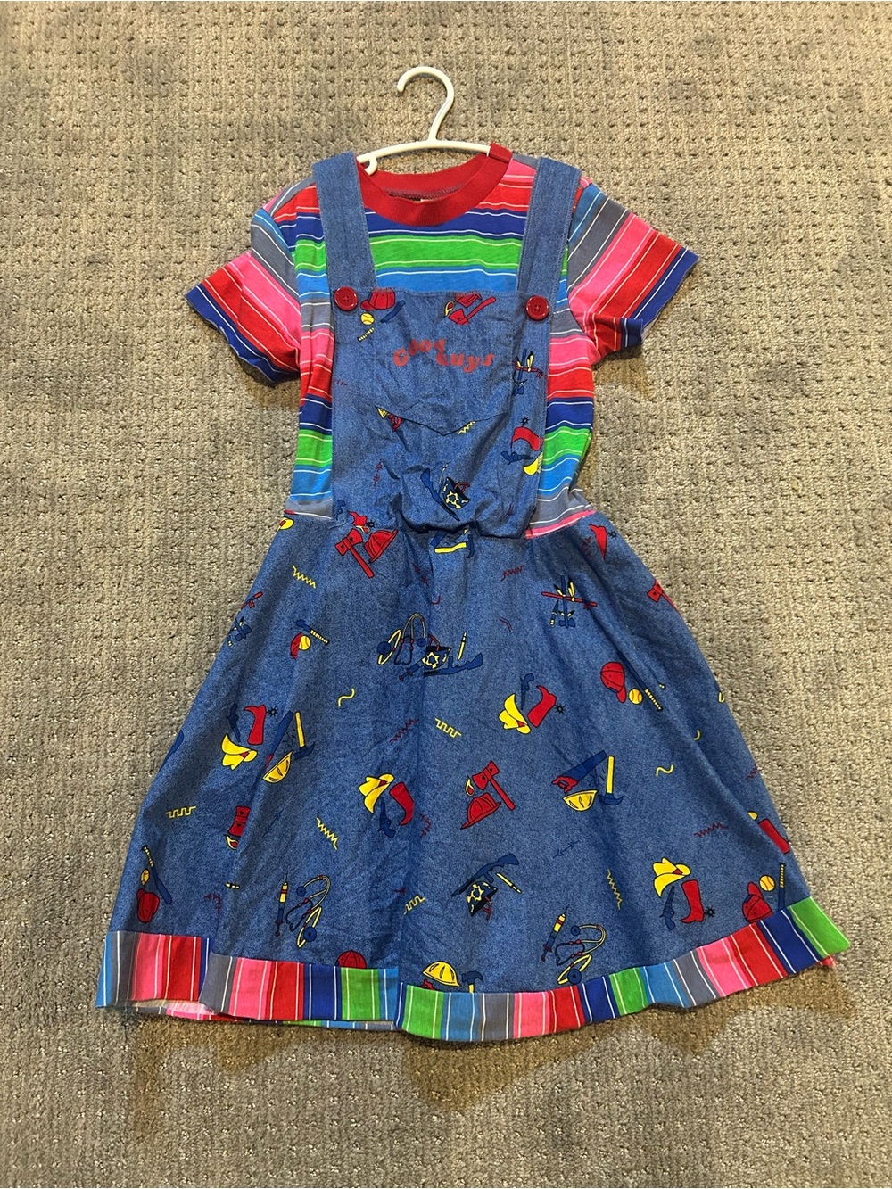 Girls Spirit Halloween Chucky dress costume